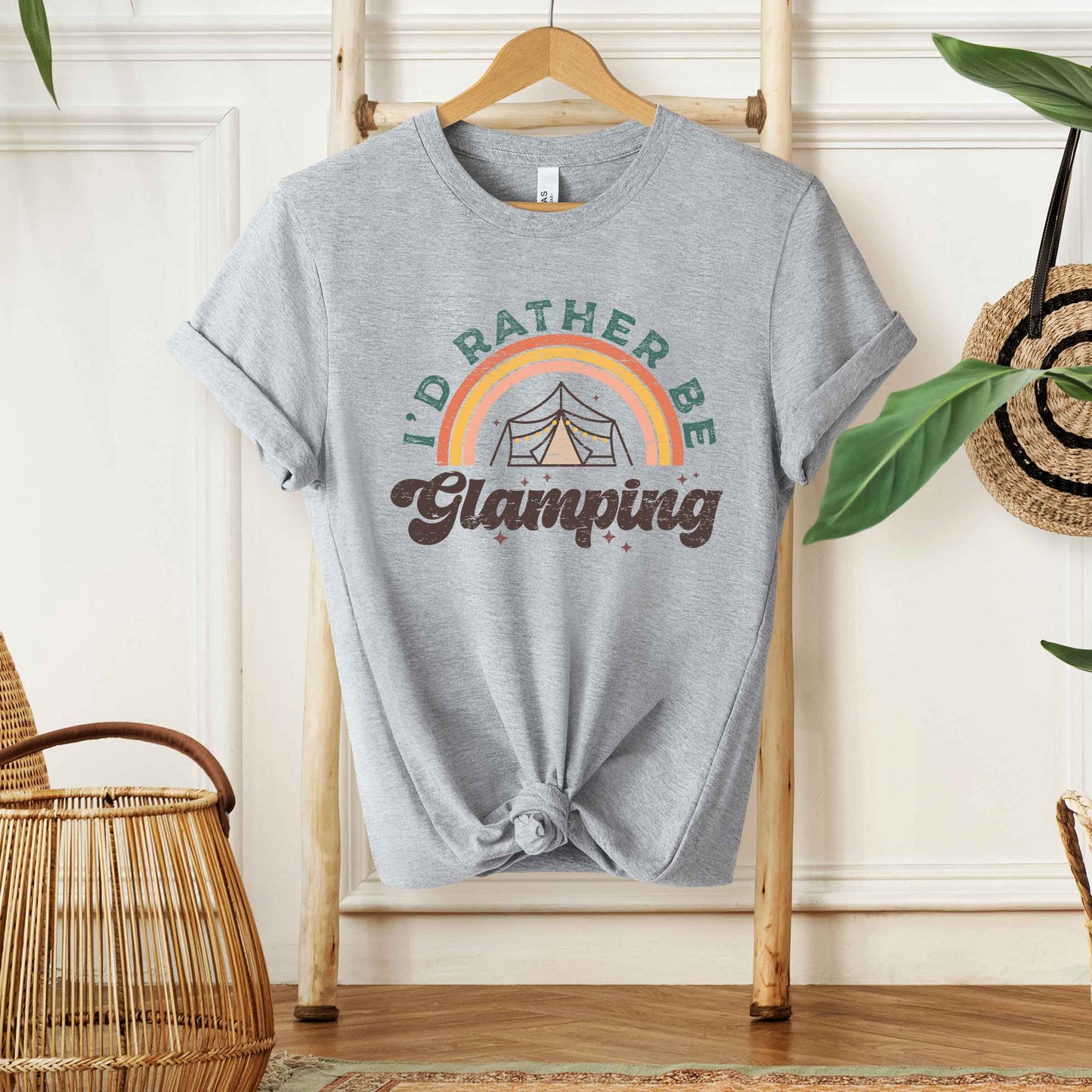 I'd Rather Be Glamping | Short Sleeve Graphic Tee