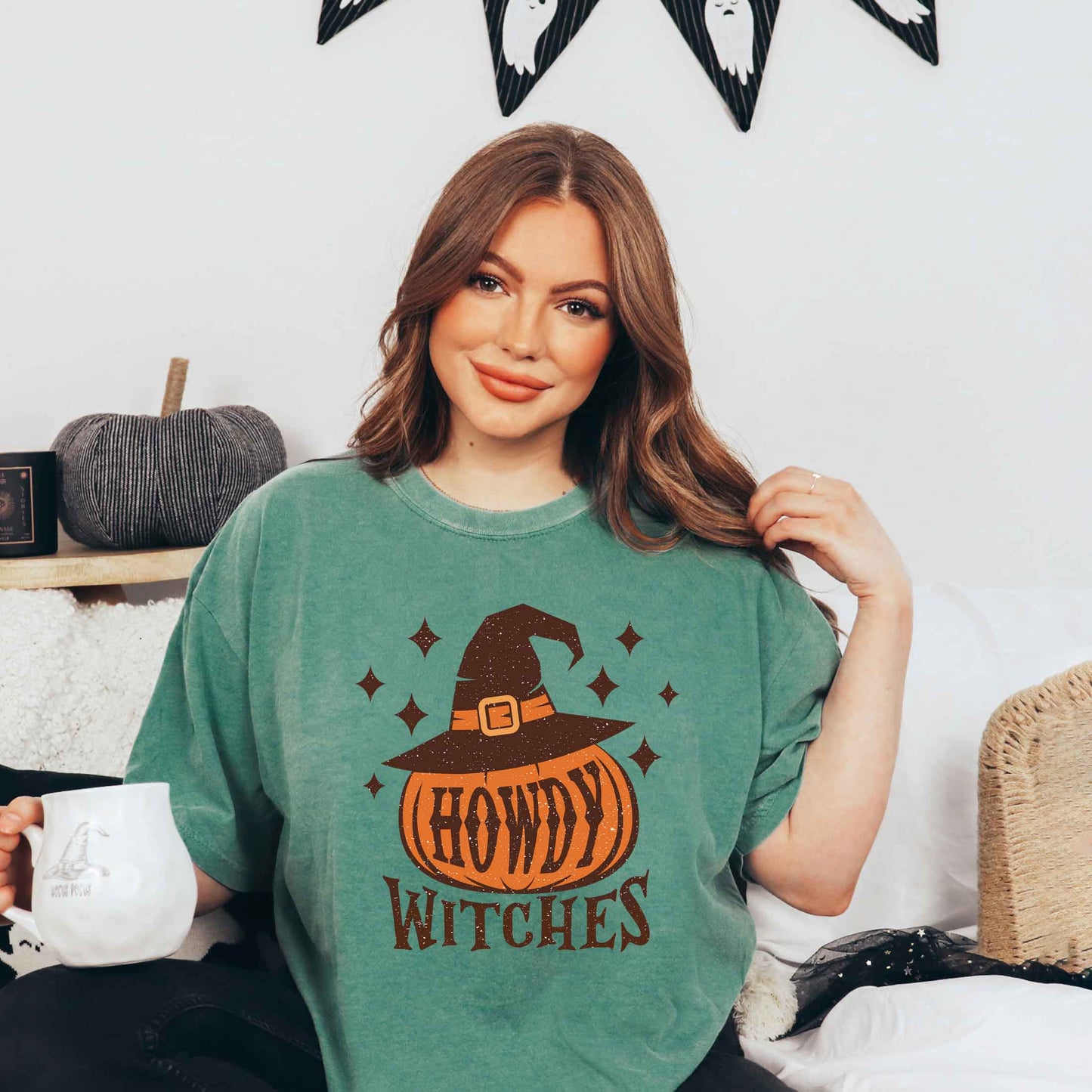 Howdy Witches Stars | Garment Dyed Tee