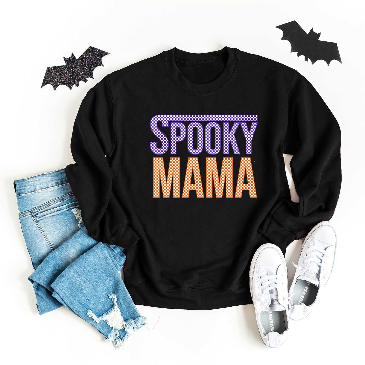 Spooky Mama Checkered | Sweatshirt