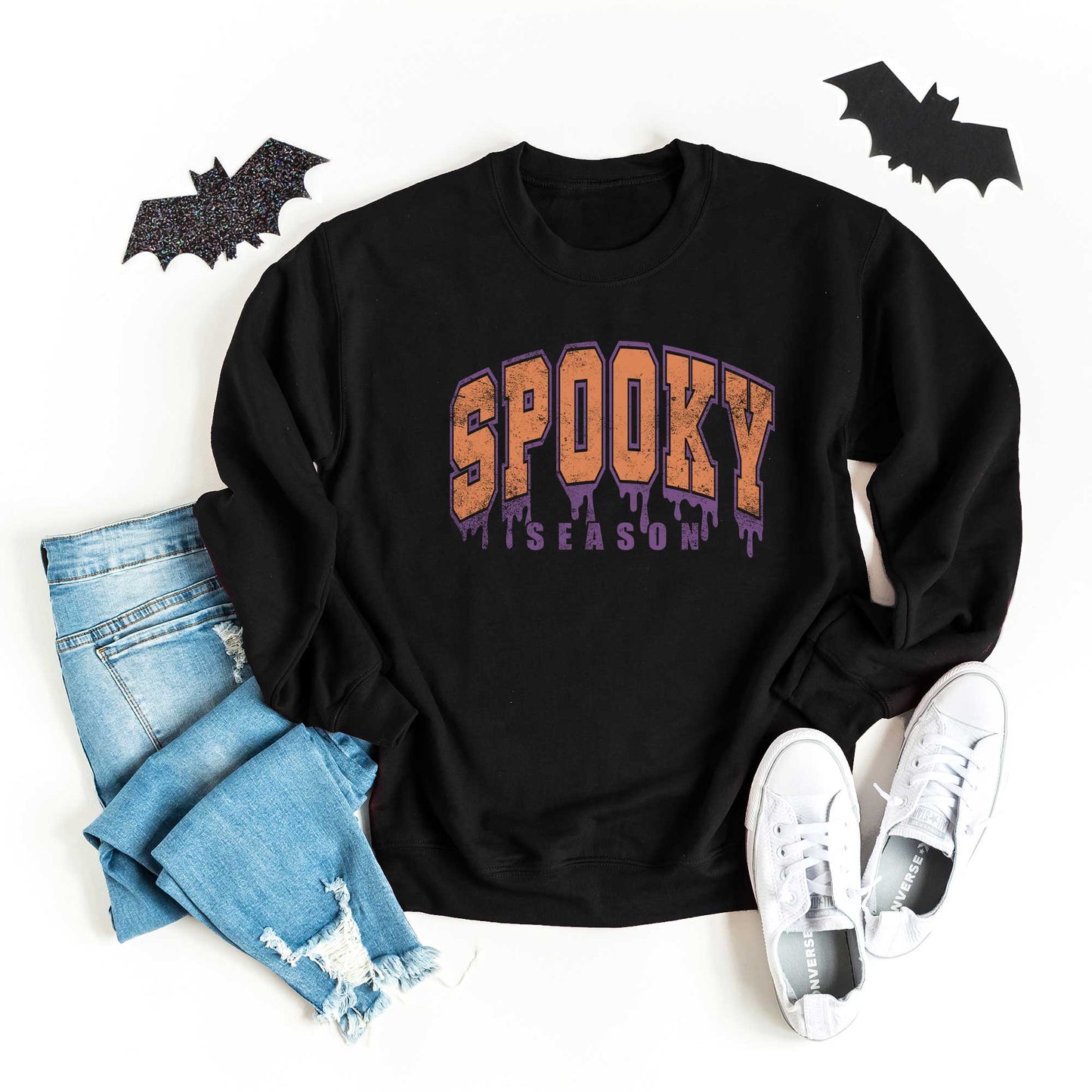 Spooky Season Varsity Drip | Sweatshirt