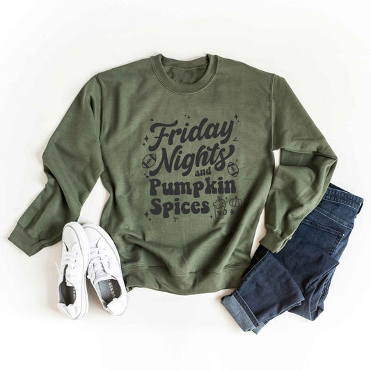 Friday Nights And Pumpkin Spices | Sweatshirt