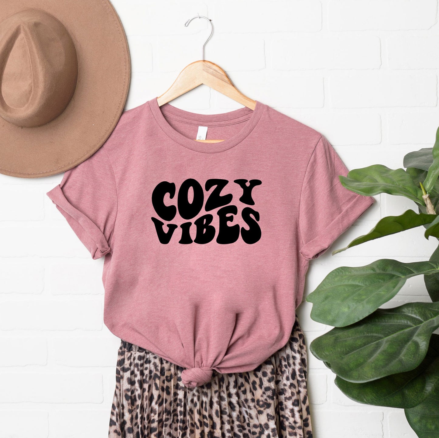 Cozy Vibes | Short Sleeve Graphic Tee