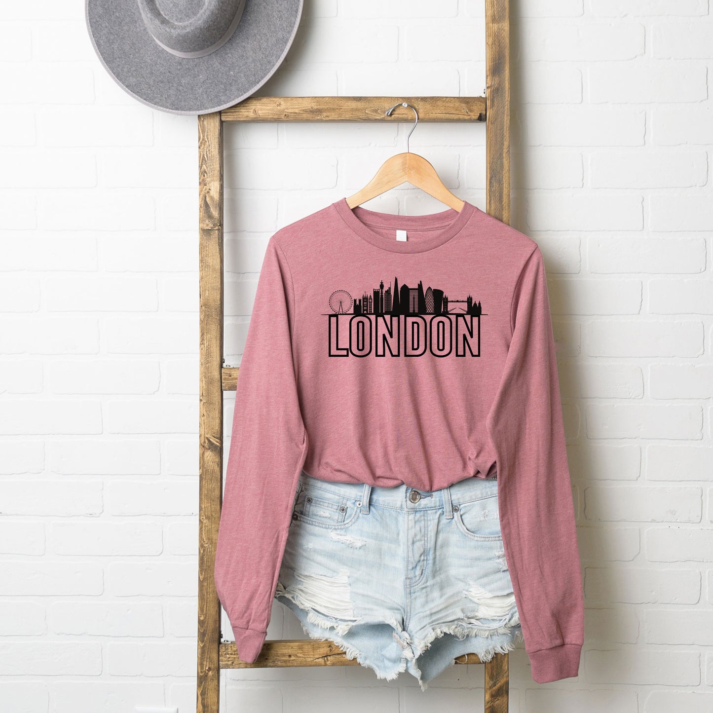 London Buildings | Long Sleeve Crew Neck