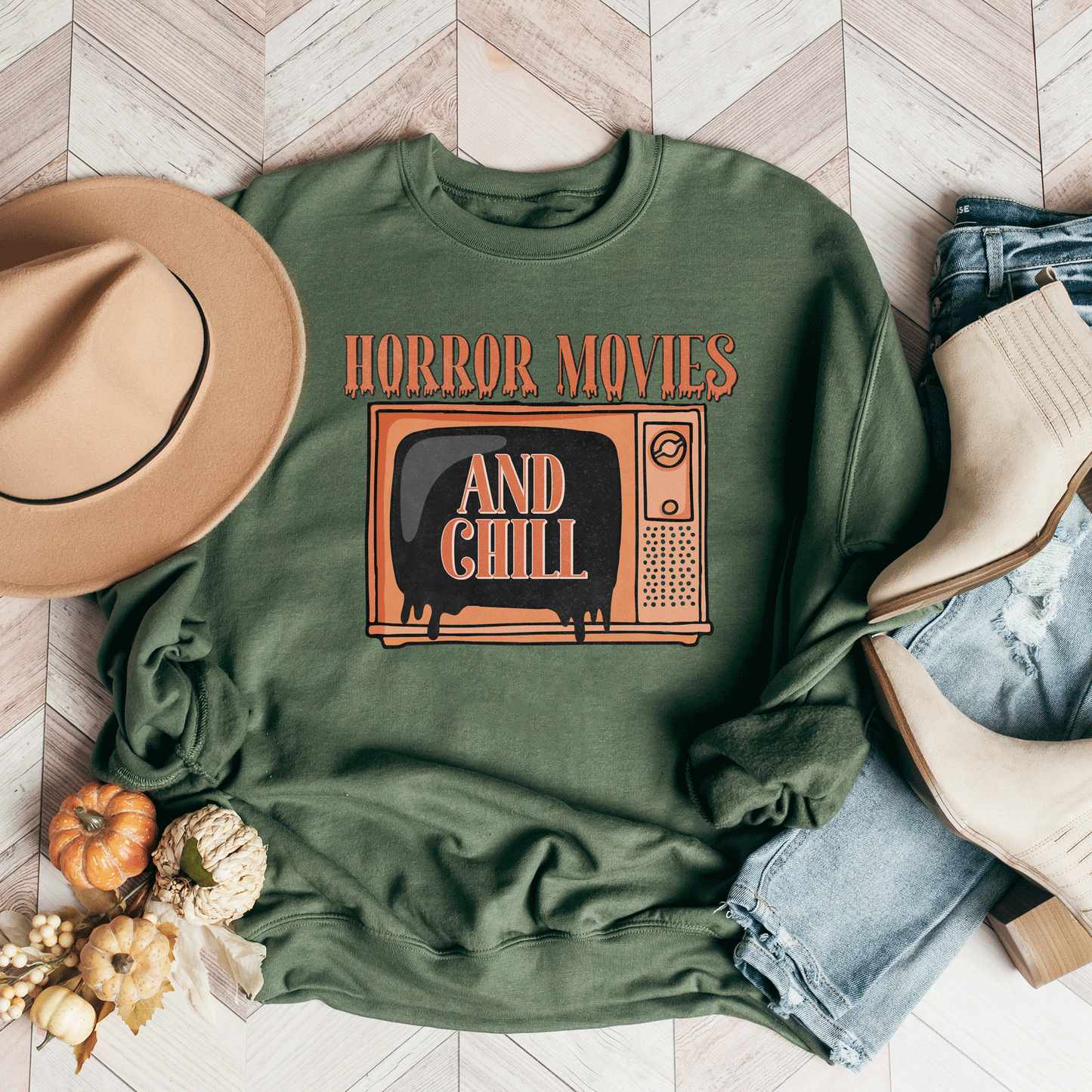 Horror Movies and Chill TV | Sweatshirt