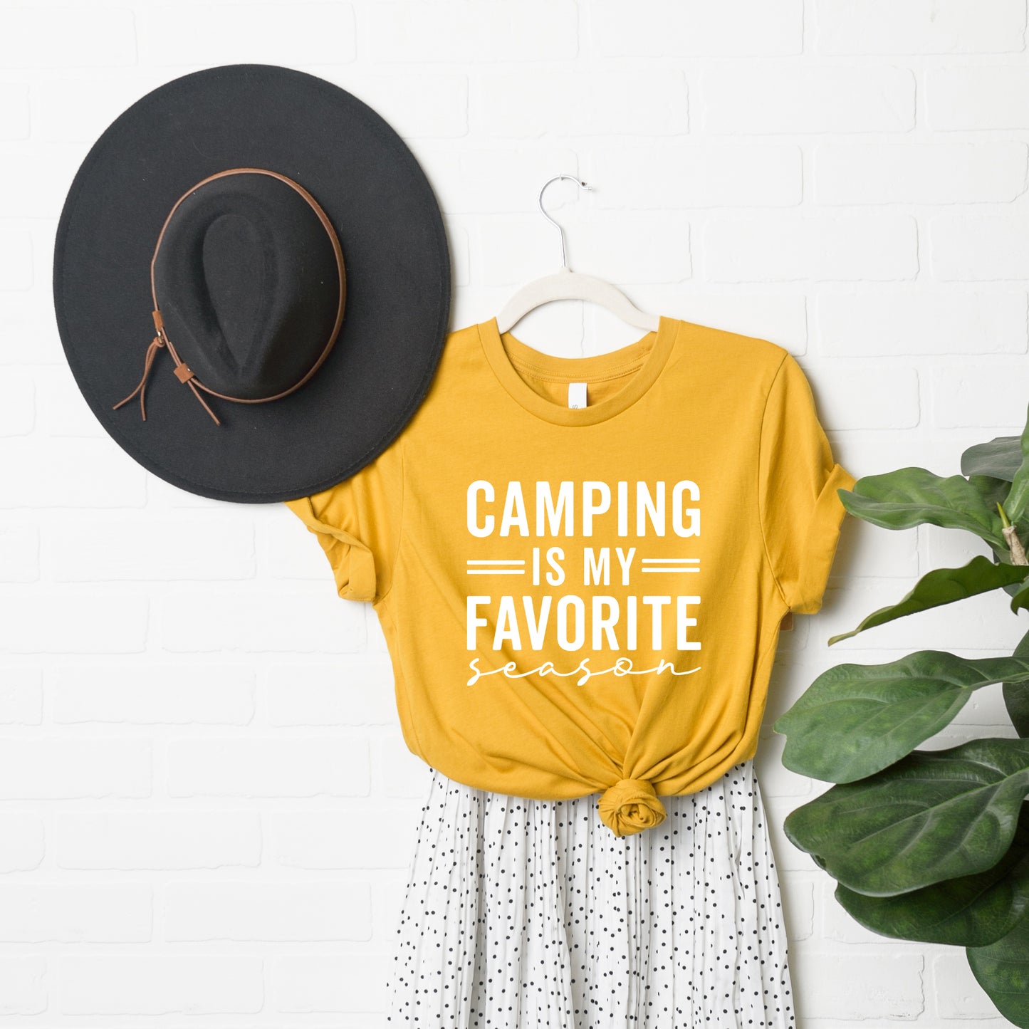 Camping Is My Favorite Season | Short Sleeve Graphic Tee