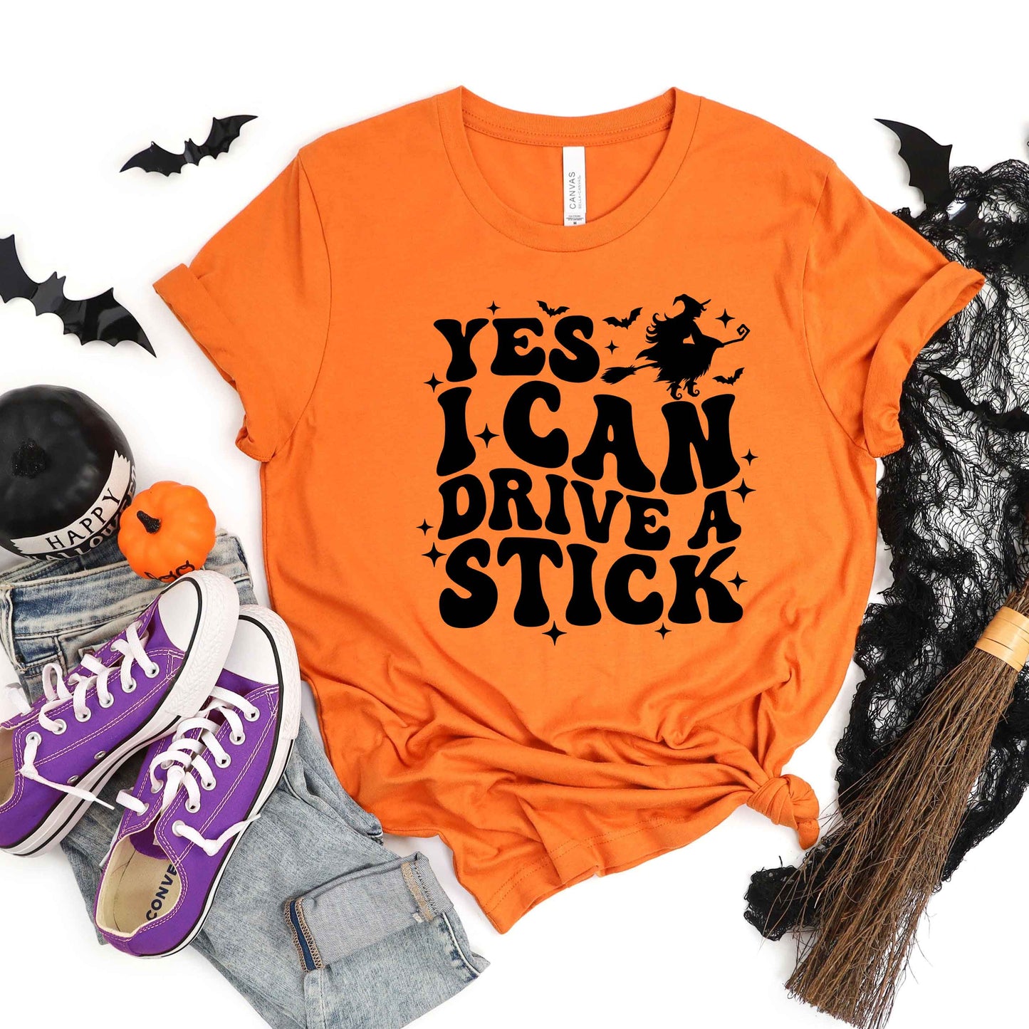 Yes I Can Drive A Stick | Short Sleeve Crew Neck