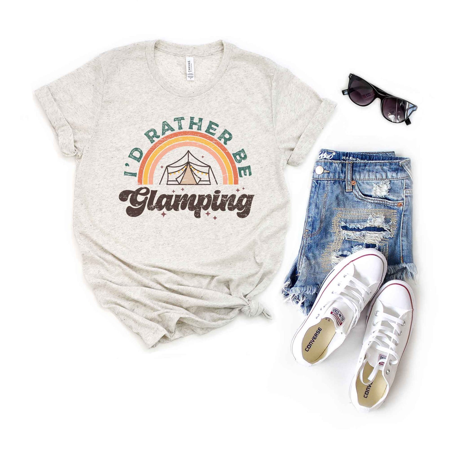 I'd Rather Be Glamping | Short Sleeve Graphic Tee