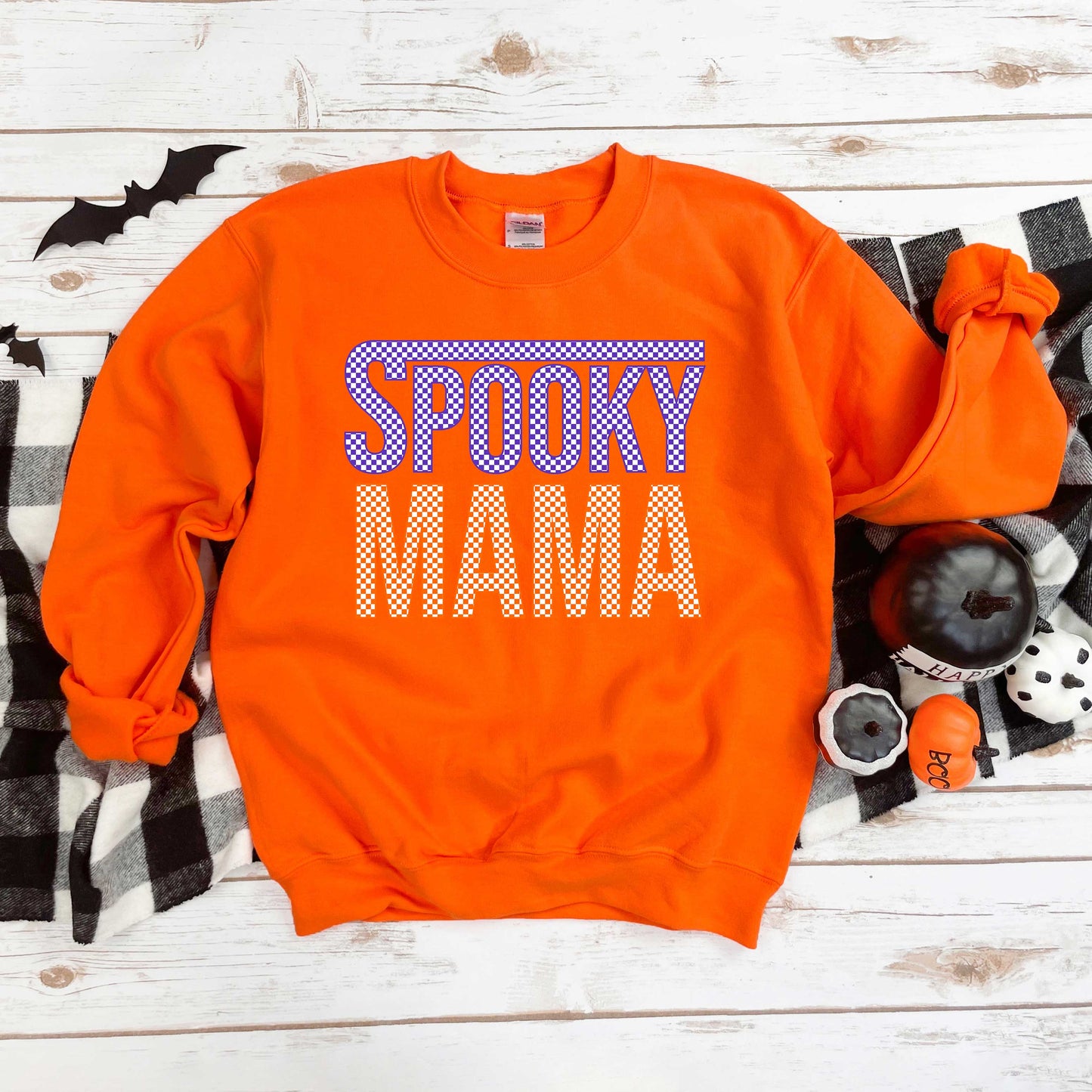 Spooky Mama Checkered | Sweatshirt