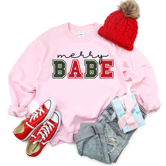 Merry Babe Bold |Sweatshirt