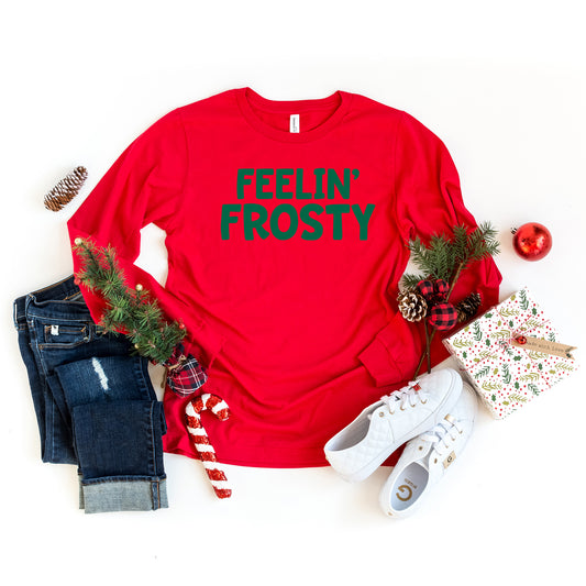 Feelin' Frosty | Long Sleeve Crew Neck