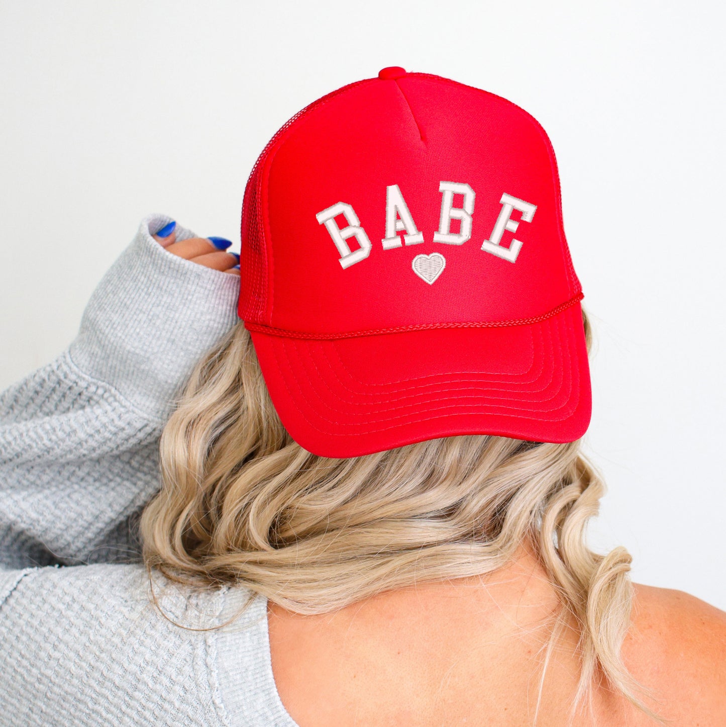 Embroidered Babe Heart | Foam Trucker Hat