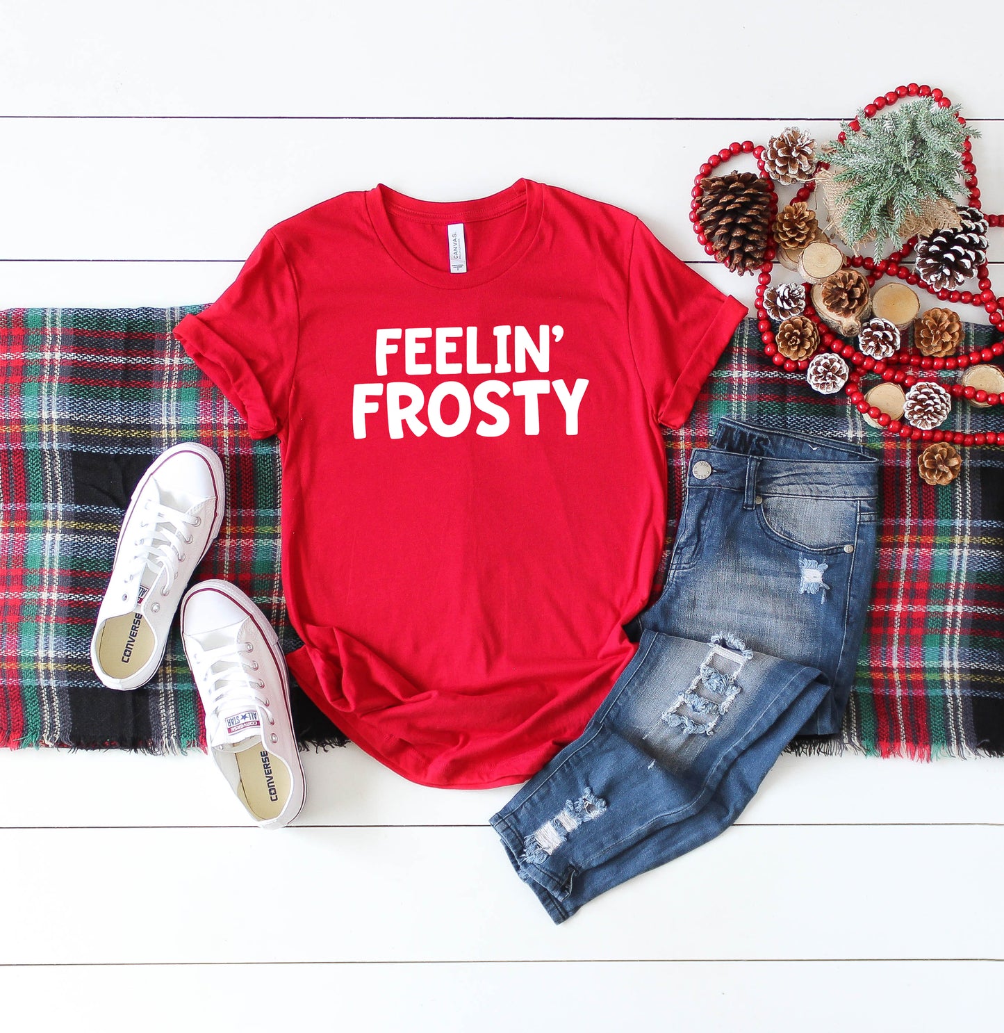 Feelin' Frosty | Short Sleeve Crew Neck