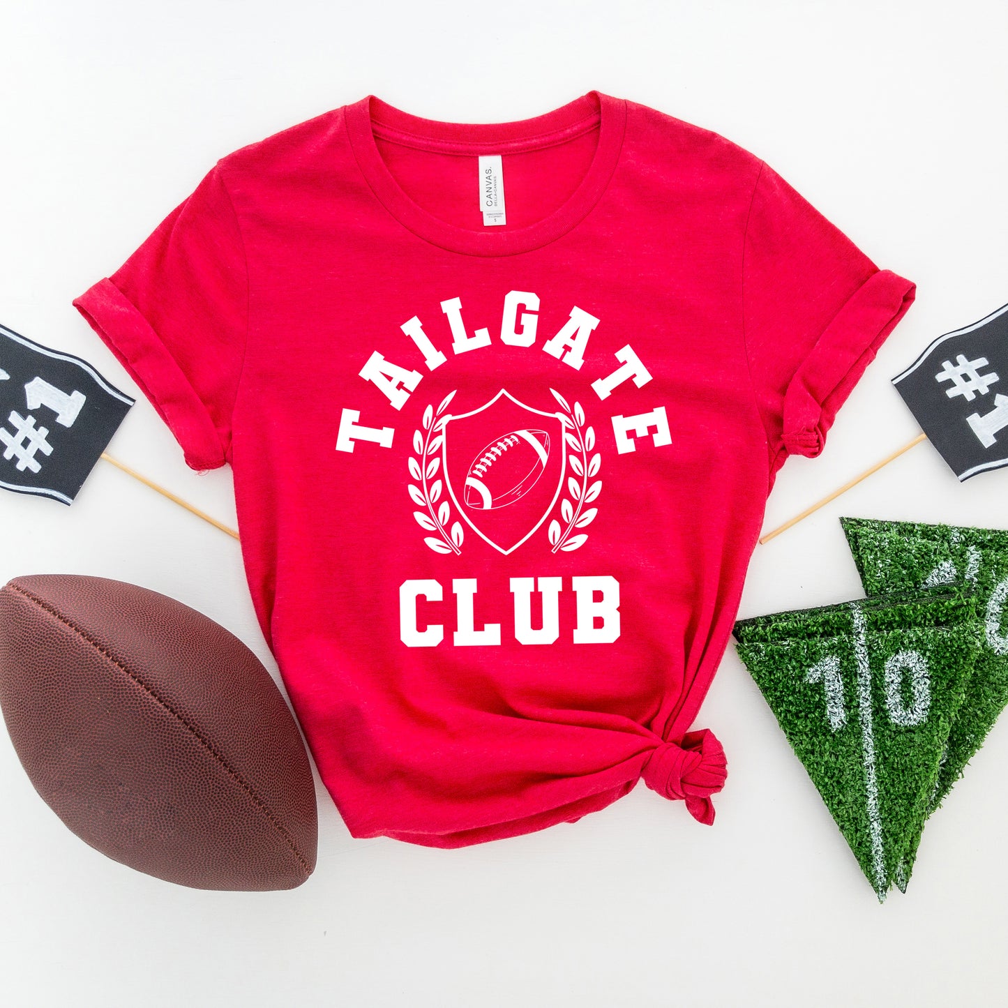 Tailgate Club Football | Short Sleeve Crew Neck