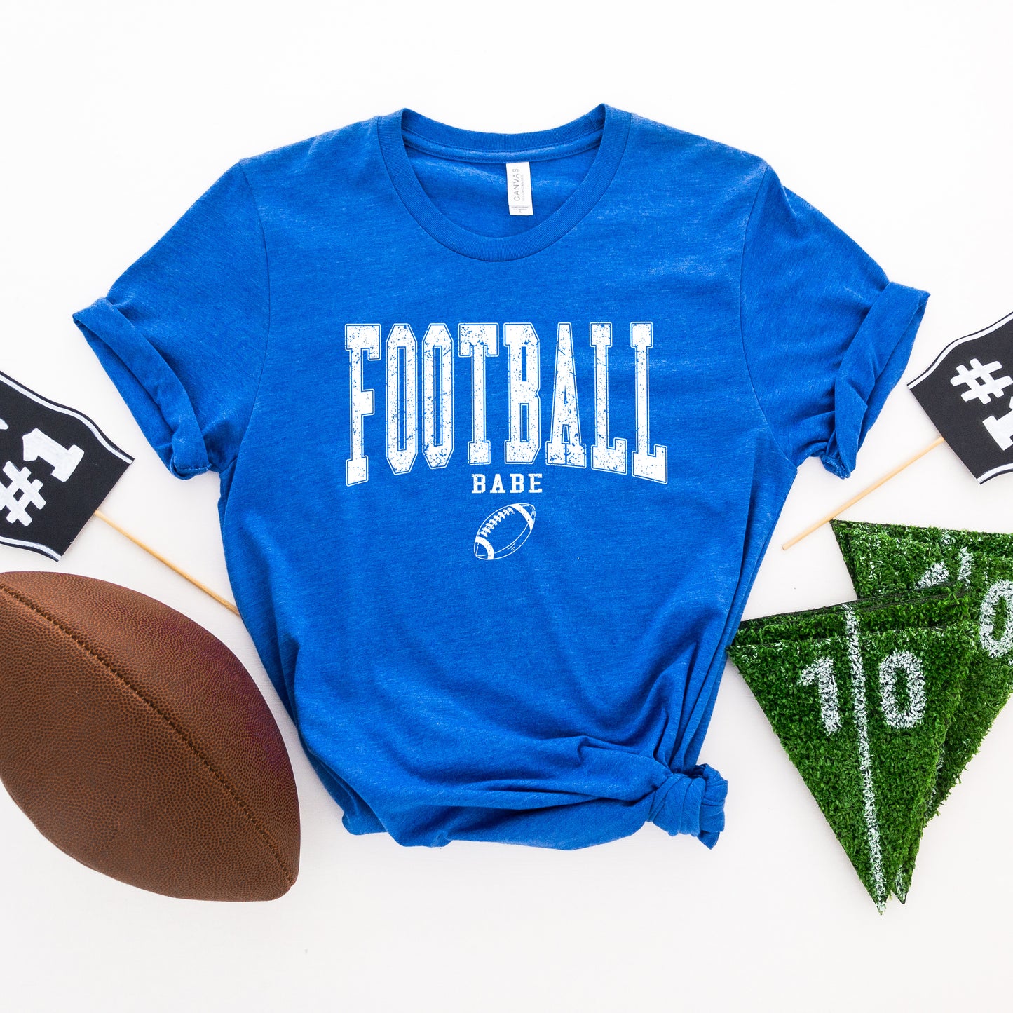 Varsity Football Babe | Short Sleeve Graphic Tee