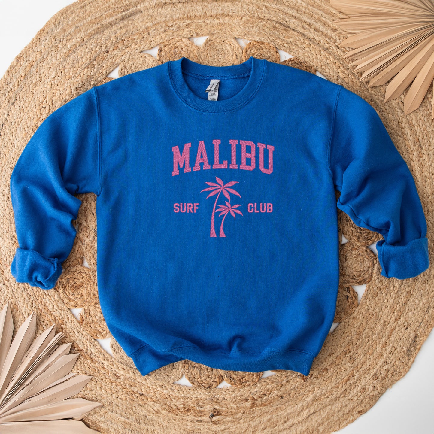 Embroidered Malibu Surf Club | Sweatshirt