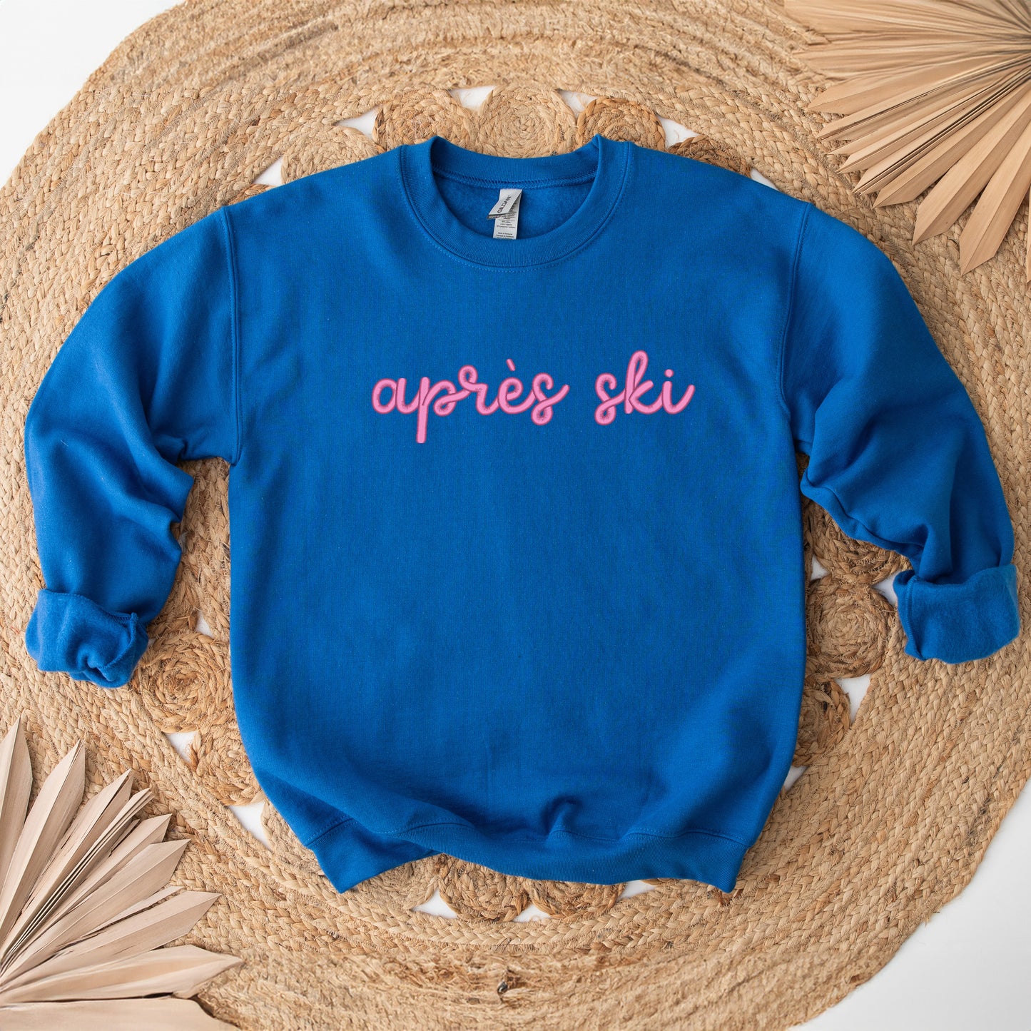 Embroidered Apres Ski Words | Sweatshirt