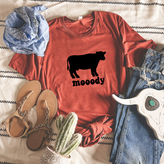 Mooody Cow | Short Sleeve Graphic Tee