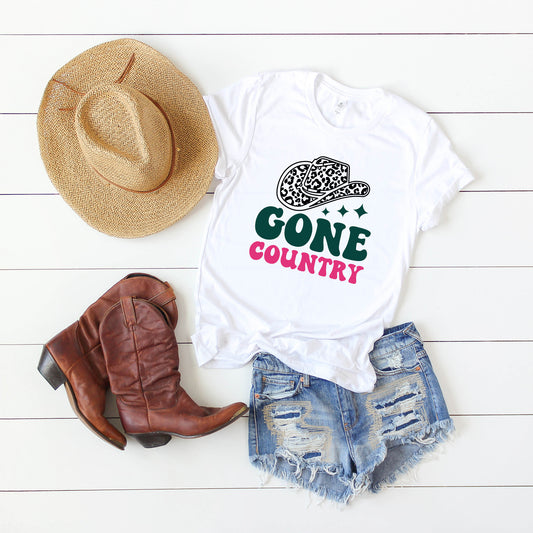 Gone Country Hat | Short Sleeve Graphic Tee