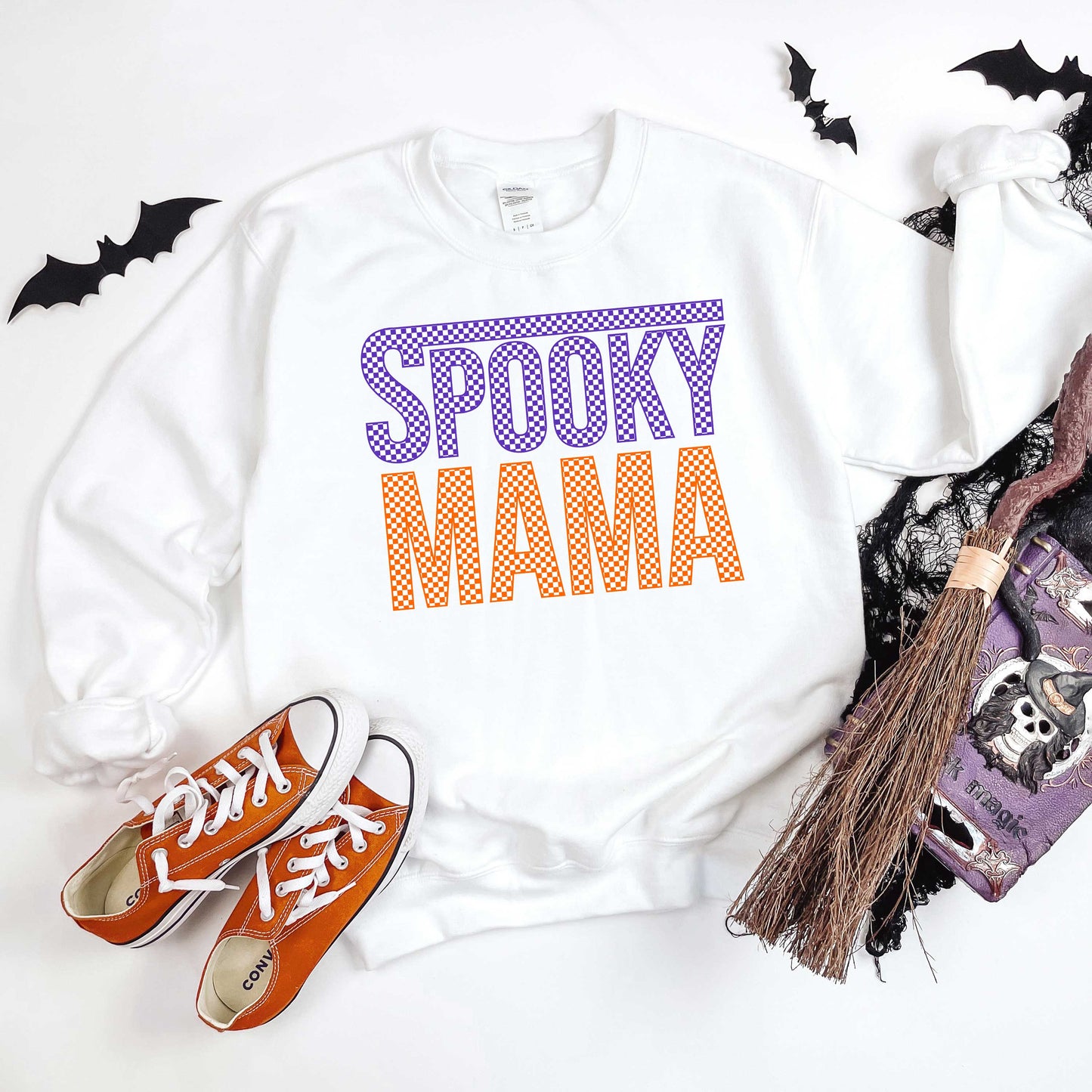 Spooky Mama Checkered | Sweatshirt