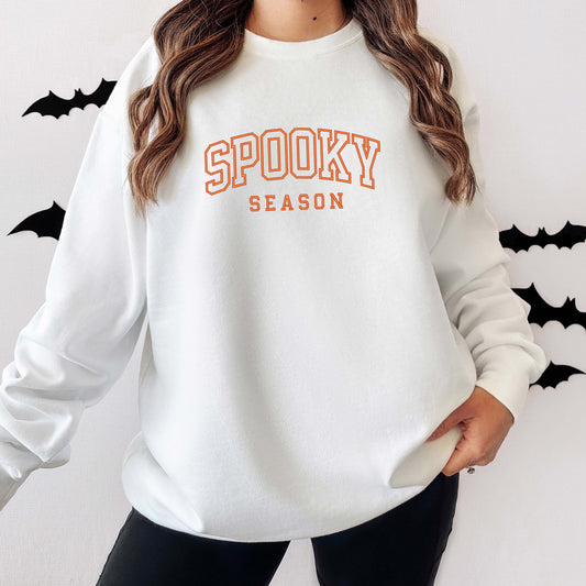 Embroidered Spooky Season | Garment Dyed Sweatshirt