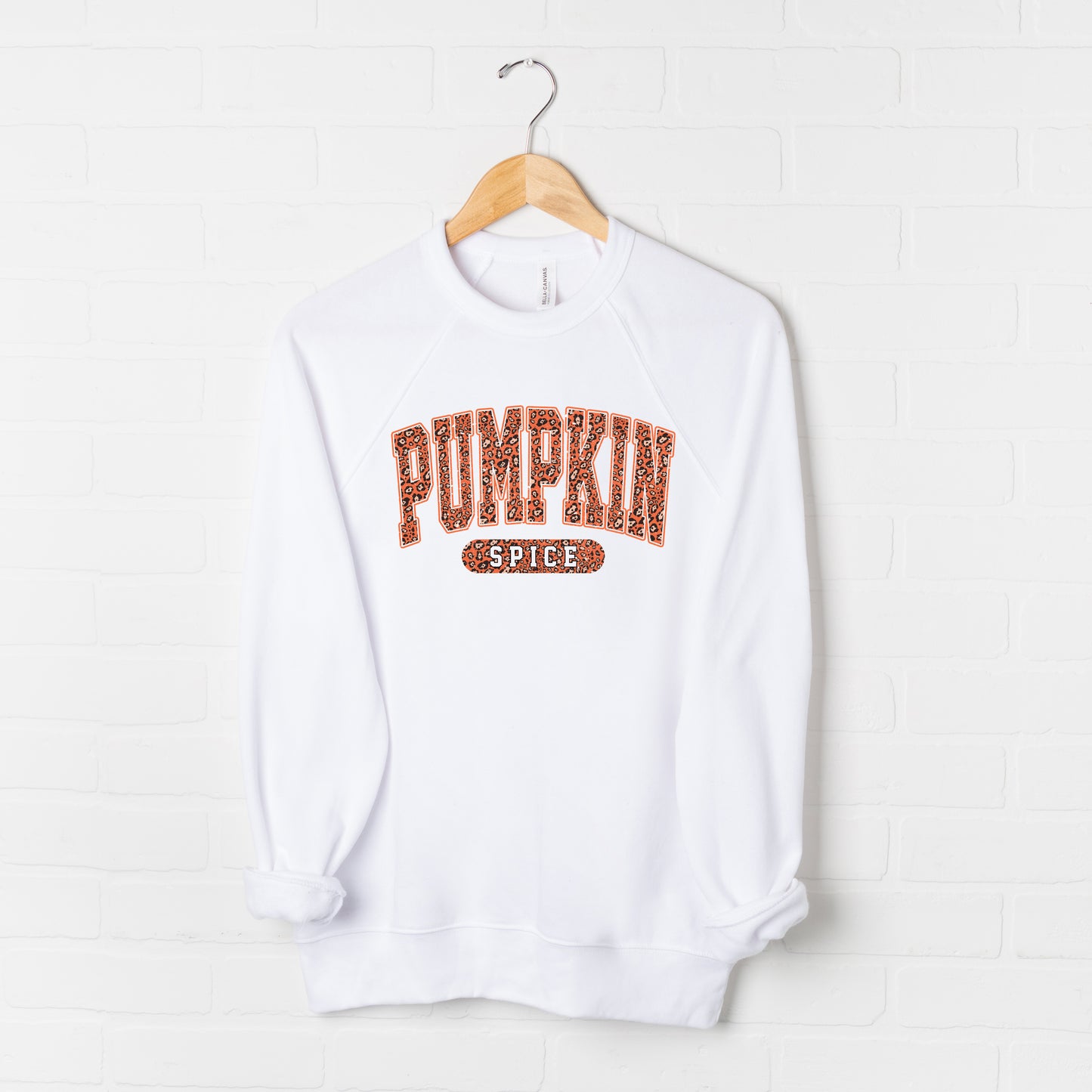 Leopard Pumpkin Spice | Bella Canvas Premium Sweatshirt