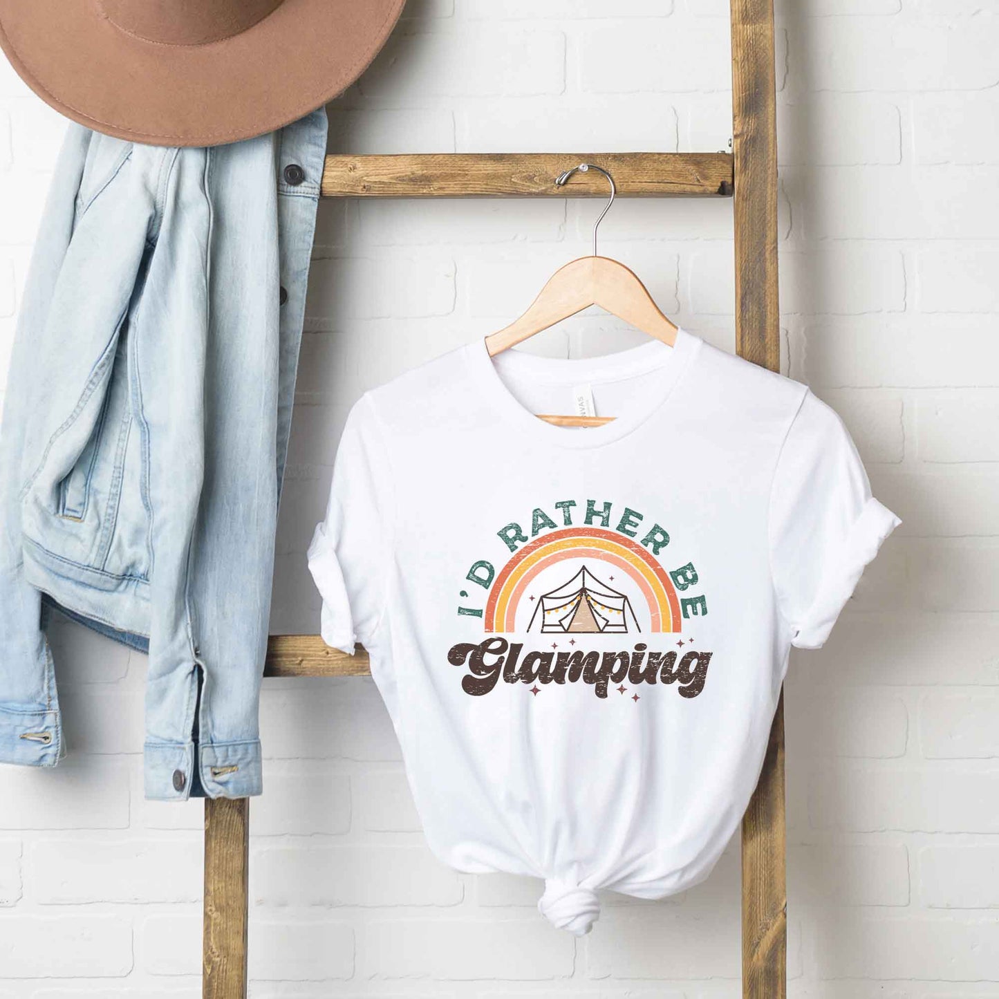 I'd Rather Be Glamping | Short Sleeve Graphic Tee