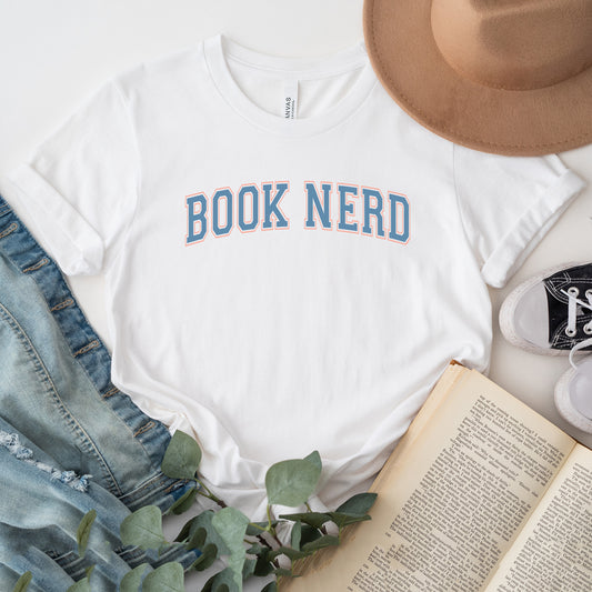 Varsity Book Nerd | Short Sleeve Graphic Tee