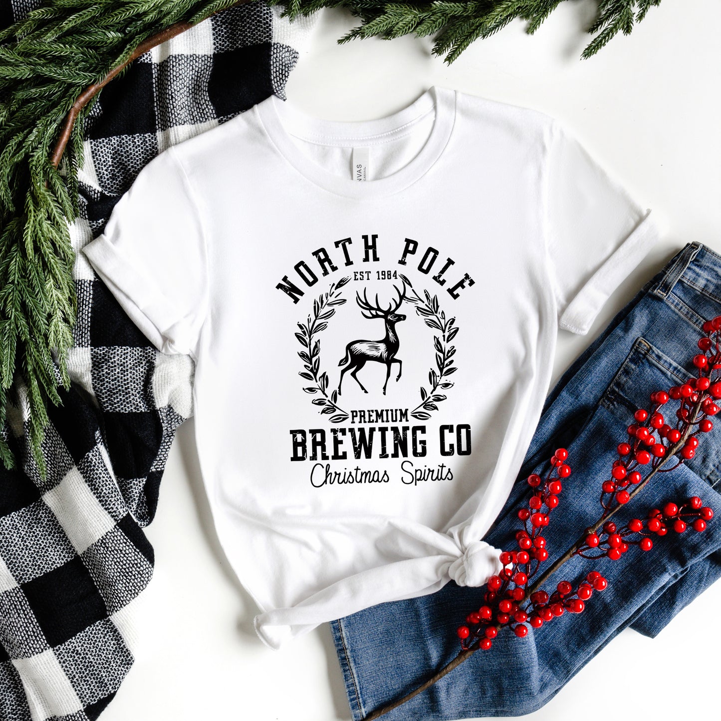 North Pole Brewing Co | Short Sleeve Crewneck