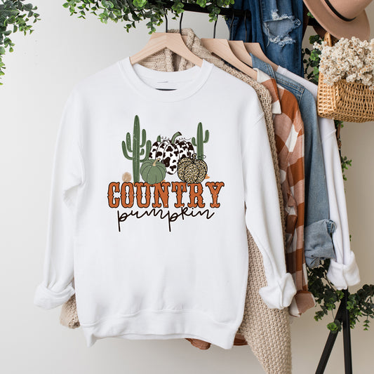 Country Pumpkin Cactus | Sweatshirt