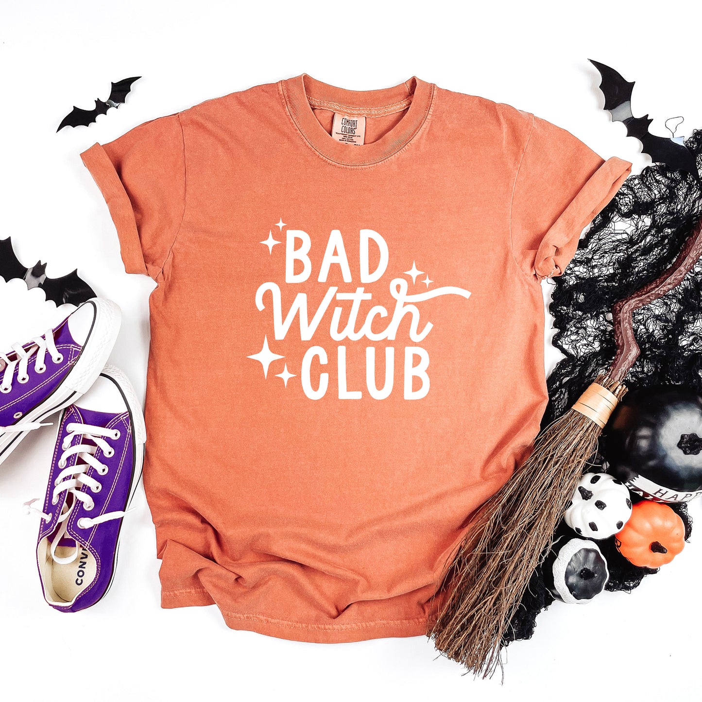 Bad Witch Club | Garment Dyed Short Sleeve Tee