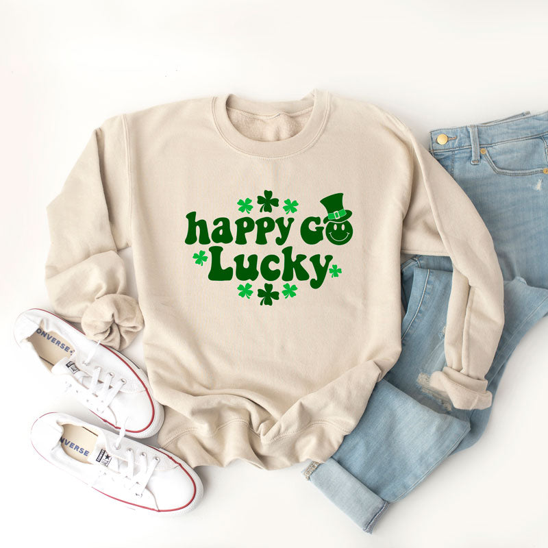 Happy Go Lucky Clovers | Sweatshirt