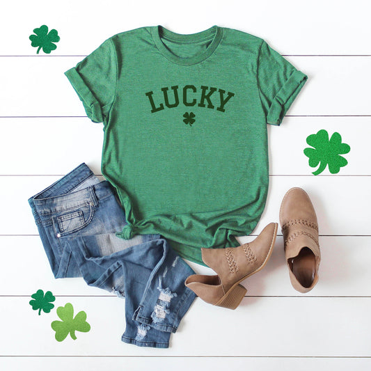 Lucky Varsity Clover | Short Sleeve Graphic Tee