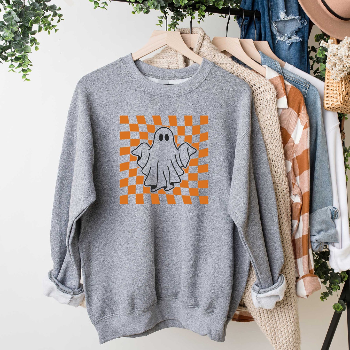 Checkered Ghost | Sweatshirt