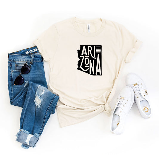 Arizona Typography | Short Sleeve Graphic Tee