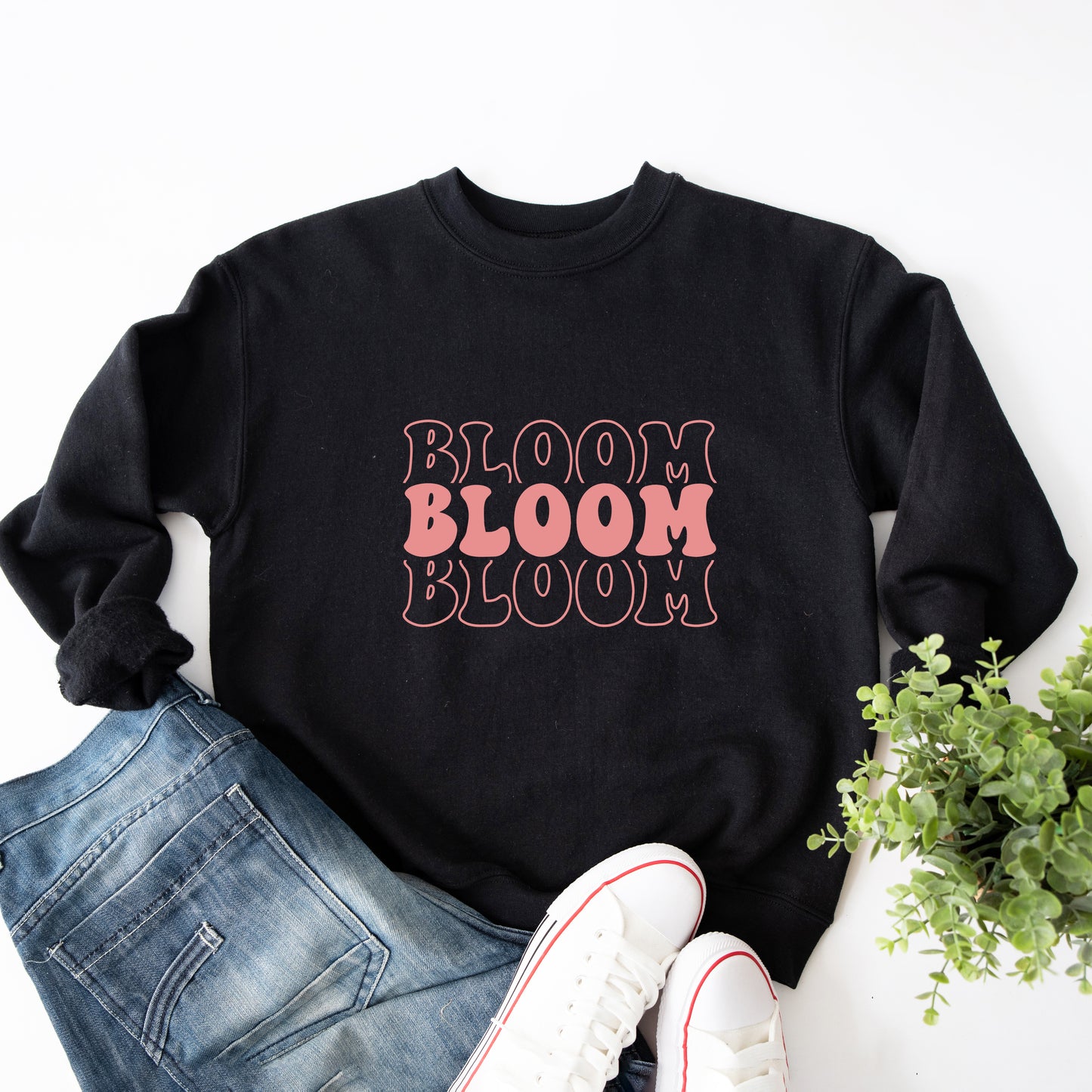 Bloom Stacked Colorful | Sweatshirt