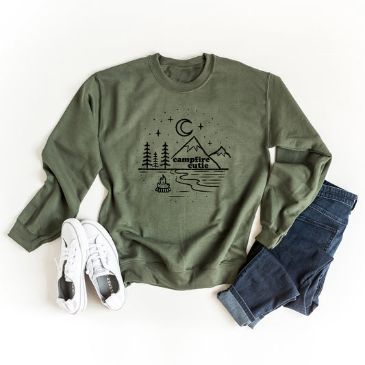 Campfire Cutie Mountains | Sweatshirt