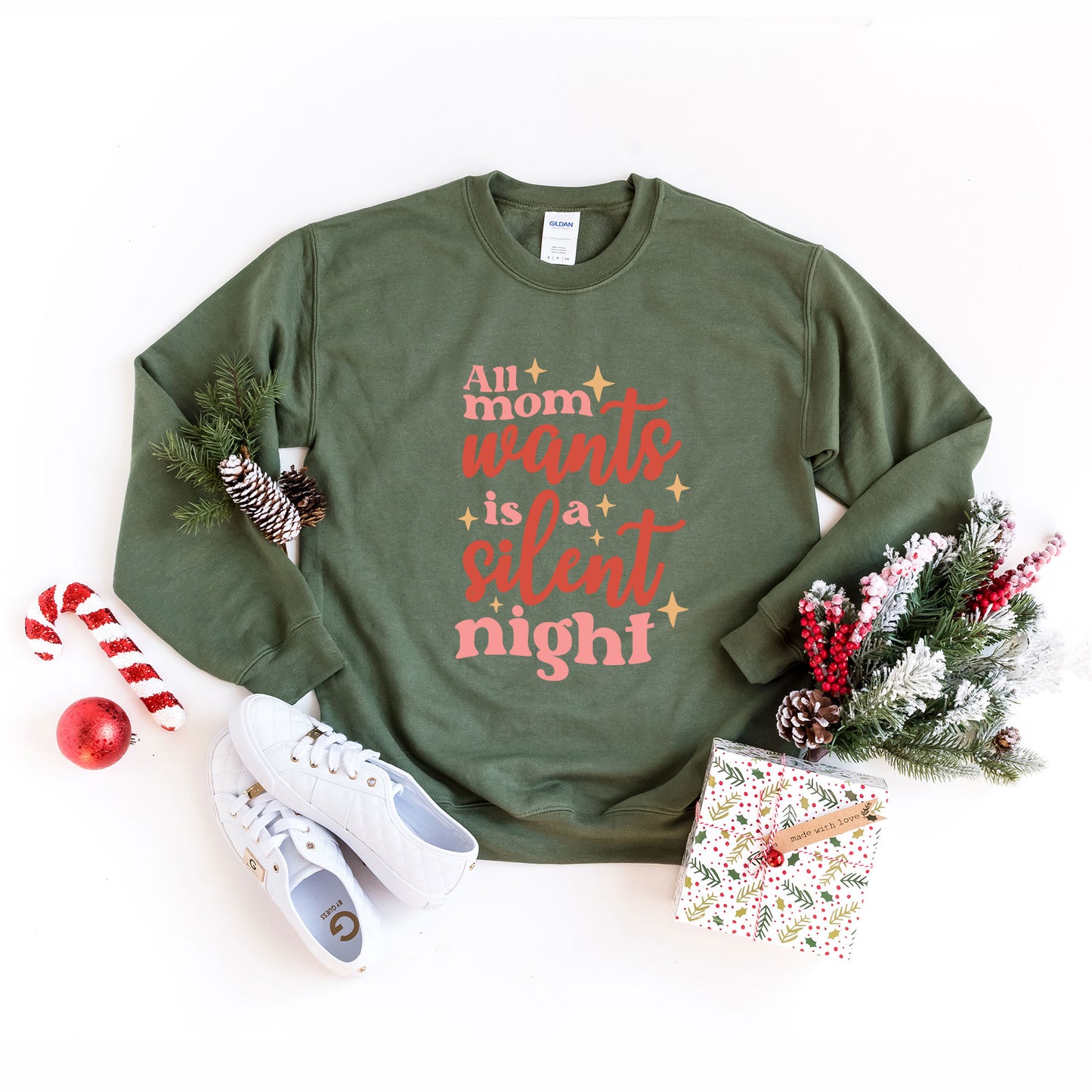 Mom Wants A Silent Night | Sweatshirt