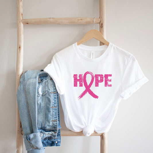 Hope Ribbon | Short Sleeve Graphic Tee