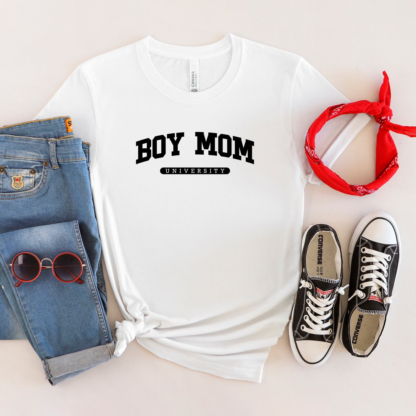 Boy Mom University | Short Sleeve Graphic Tee